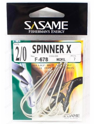 Sasame udice Spinner X nickel