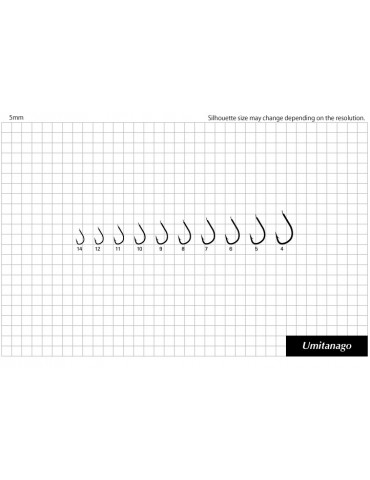 Sasame Udice Umitanago black nickel
